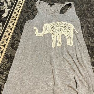 Women's Grey Elephant Tanktop